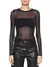 Blusa de Tule Brilho Decote Redondo – Animale Jeans - loja online