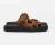 Sandália Veja Arpoador Suede Cognac Eagle Black