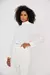 Blusa Vilma em crepe de viscose off white - Linda de Morrer - comprar online