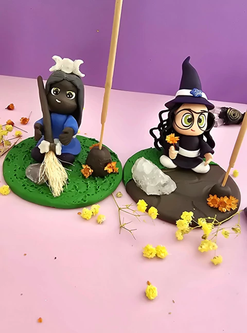 Incensário Bruxas - Deusa e Bruxa Anciã