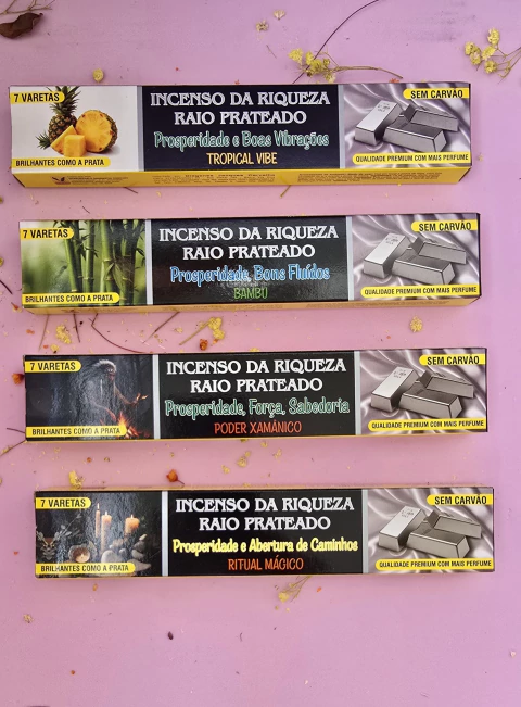 Incenso Massala Shakunthala da Riqueza - Vareta Prateada - comprar online