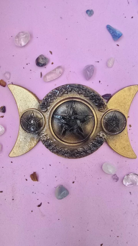 Incensário Triluna - O Poder da Deusa Triplice