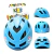 Capacete Infantil Absolute Kids Roll Azul Claro (P/M) Com Reg