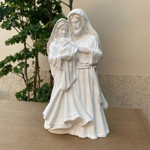 Kit 2 imagem Sagrada Familia Ternura 30cm