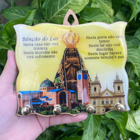 Porta Chave Nossa Senhora Aparecida / Lembrança / Basílica Santuário Nacional