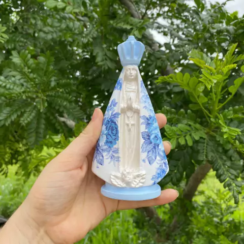 Kit 4 Nossa Senhora Aparecida 14cm Lembrança Para Padrinhos