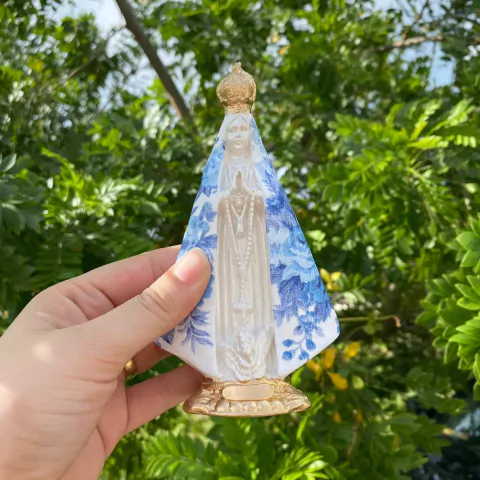 Kit 3 Nossa Senhora Aparecida 15cm / Lembrança Batizado