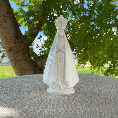 Nossa Senhora Aparecida Perolada Delicada 15cm / Lembrança de Batizado
