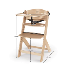 Silla evolutiva alta Enock Natural - tienda online