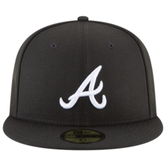 Imagen de New Era Braves 59Fifty Cap Basic Black White