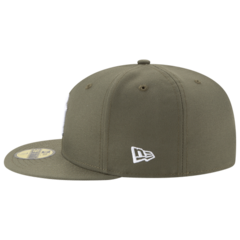 New Era Yankees 59Fifty Cap Olive/White Fitted en internet