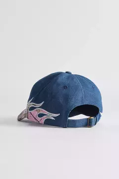 Camo Flame Denim Racing Dad Hat - Dkicksarg