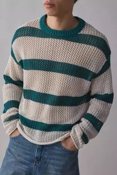 UO Mateo Striped Crew Neck Sweater - tienda online