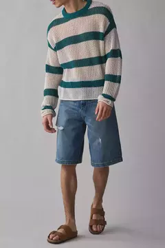 Imagen de UO Mateo Striped Crew Neck Sweater