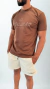 T-Shirt YOUWEAR Essencial – Marrom - comprar online