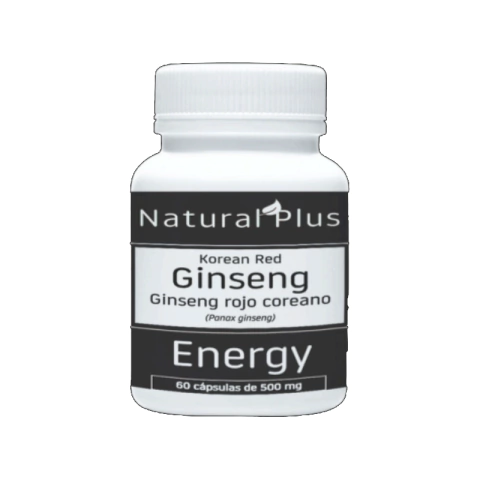 Ginseng Rojo Coreano Cápsulas 500mg | Panax ginseng 30 y 60 unidades - comprar online
