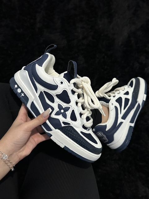 LV Skate Azul Marinho/Branco