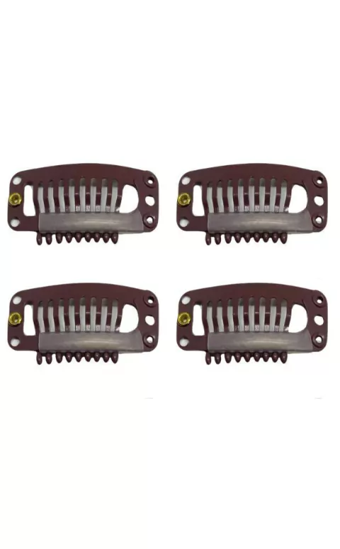 Presilha Tic Tac Médio 4un para Prótese e Mega Hair