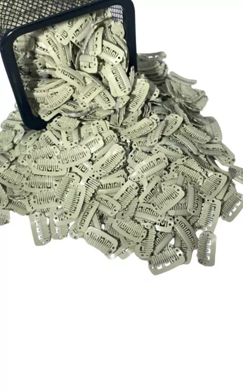 Presilhas Tic Tac Pequeno para Mega Hair e Alongamentos 1000un