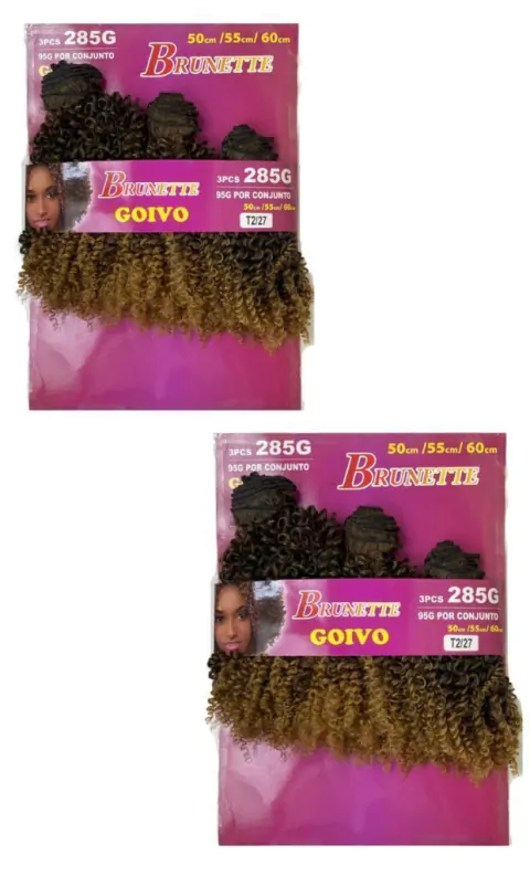 Kit 2un Cartelas Cabelo Orgânico Goivo 285g