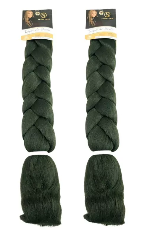 Kit 2un Cabelo Sintético Jumbo Braid 200g