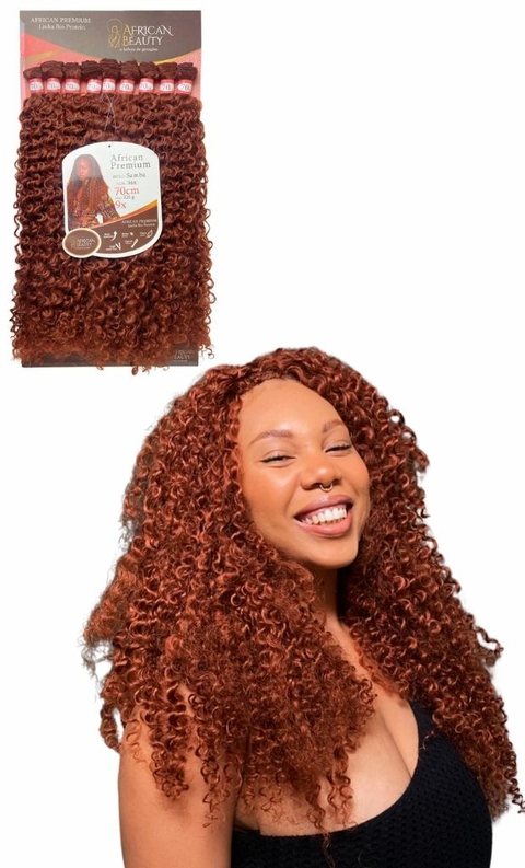 Cabelo Samba Bio Proteína Cacheado 70cm African Beauty Premium