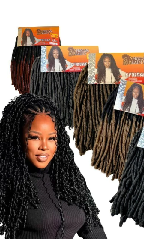 Cabelo Nina Softex Pacotão Cacheado Sintético African Beauty 360g