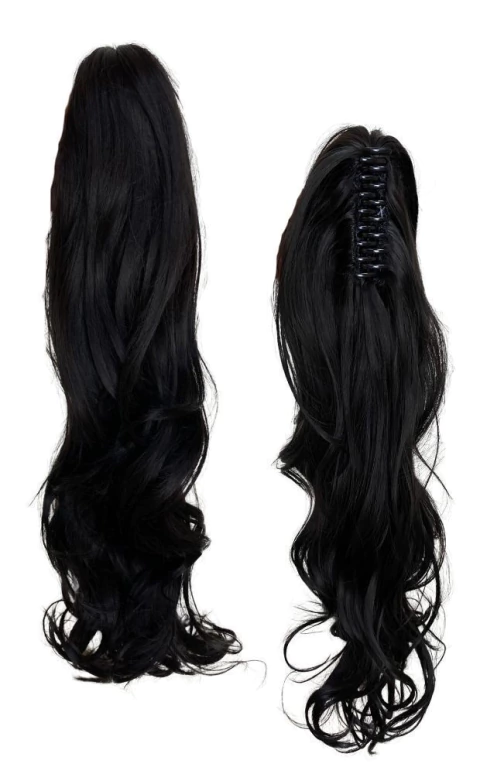 Aplique Rabo de Cavalo Orquídea 70 cm com Piranha - Volume Natural - comprar online