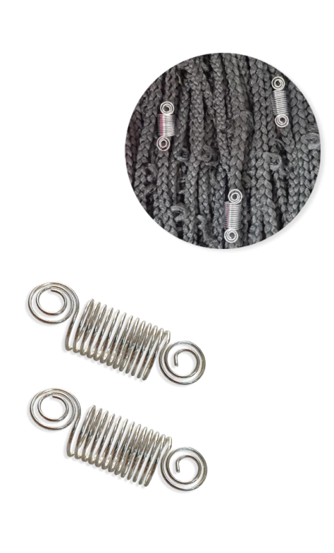 Anel Mola para Tranças Penteados com 2un - comprar online