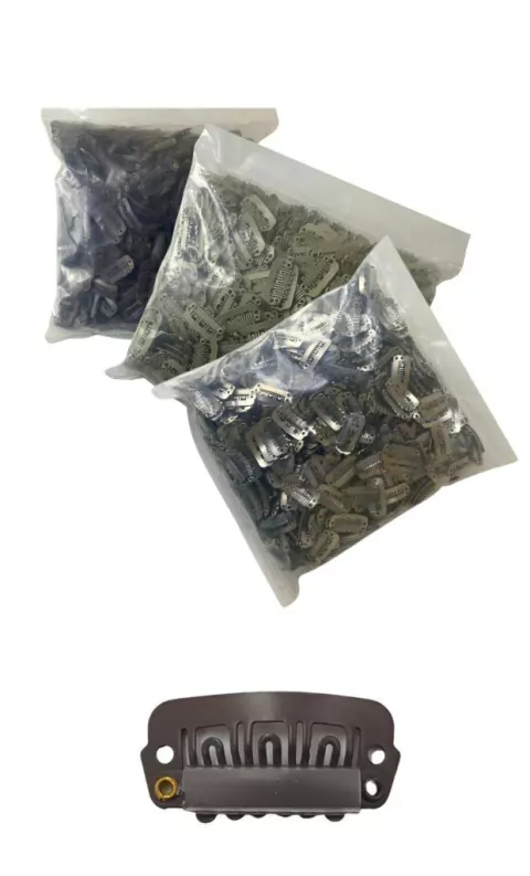 Presilhas Tic Tac Mini 1000un Apliques Perucas e Próteses