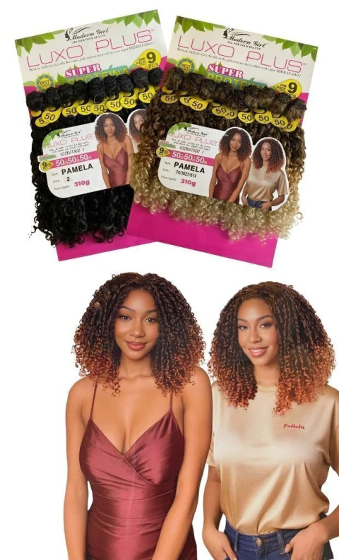 Cabelo Super Proteína Pamela Cacheado Luxo Plus Modern Girl - comprar online