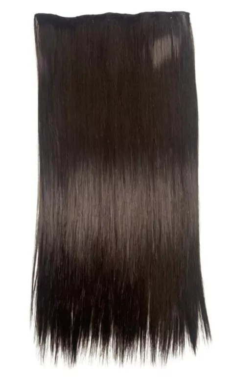 Aplique Tic Tac Alongamento Fibra Extensão Lisa 55cm