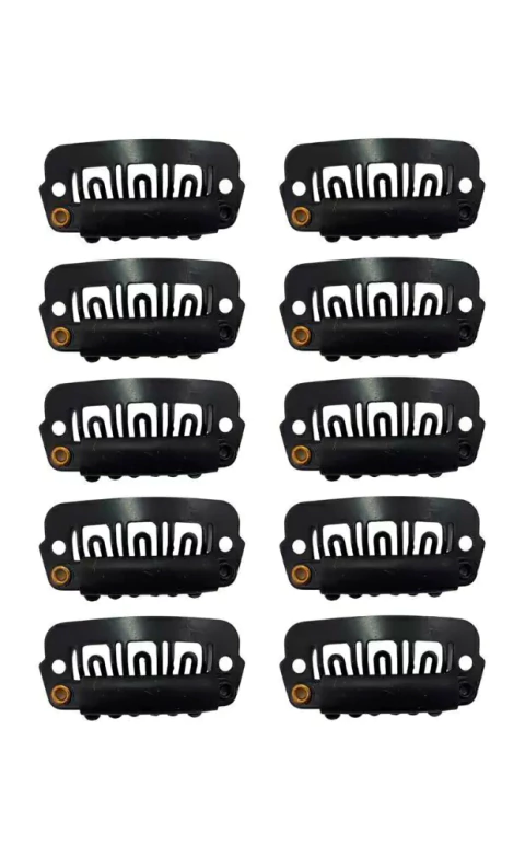 Presilhas Tic Tac Mini 10un Apliques Perucas e Próteses - comprar online