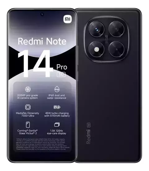 Xiaomi Redmi Note 14 Pro 5G 512gb 12gb - Tiene mancha negra en la pantalla