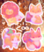 Set Stickers - Zoo Naranja Animalitos - comprar online