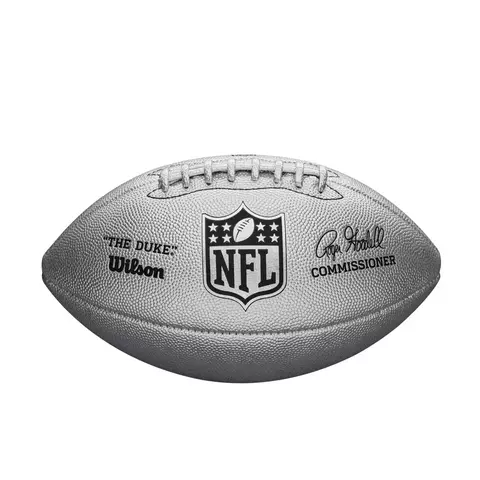 Pelota Wilson NFL The Duke Plateada - comprar online