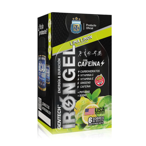 Suplementos Gentech Irongel Lima Limon x