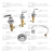 Griferia Bidet Aqualaf 9020 Aukan Lever Ceramico - Filhos | Sanitarios, Griferías y Materiales de Construcción