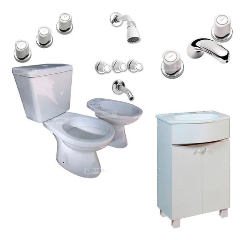 Inodoro Bidet Griferia Peirano Vanitory Roca Italiana