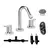Set completo Hydros Viva Nova Lavatorio Bidet Ducha Embutir - comprar online