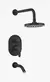 Griferia Baño Ducha Embutir Adra Black Peirano Monocomando 80 - 203N - comprar online