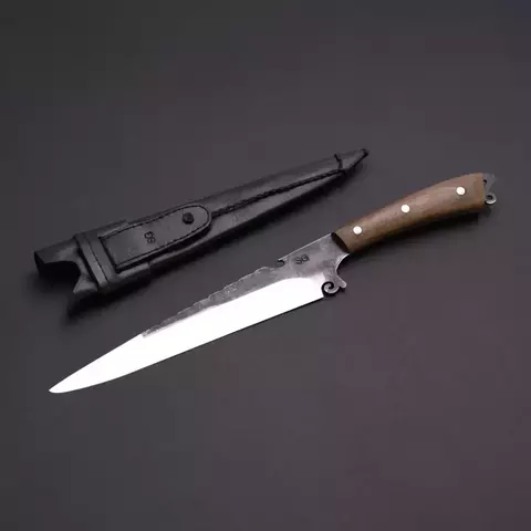 Faca Picaço SG Aço Carbono – 6”, 8” e 10” | Cabo de Imbuia | Lâmina 3mm Full Tang
