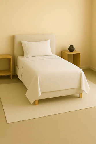 Juego De Sábanas 1 Plaza Y Media Hotelera 300 Hilos Premium
