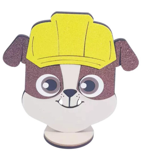 Patrulha Canina - Rubble - para Cofre ou Nutella - comprar online