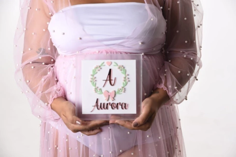 Quadro porta maternidade