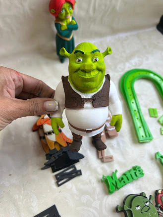 Shrek- Personagem 3D cartelado