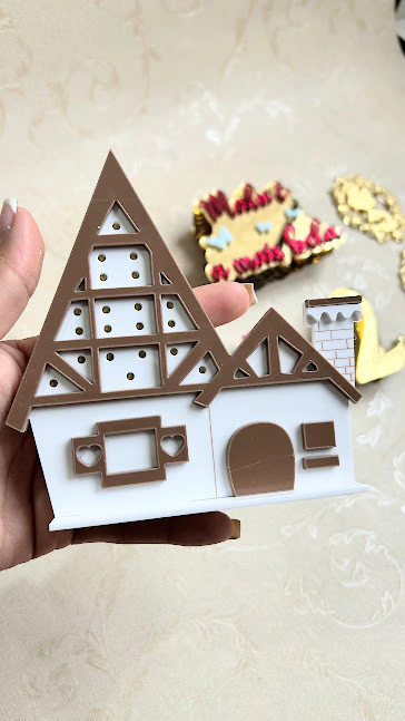 Branca de neve - casa dos sete anoes led - comprar online