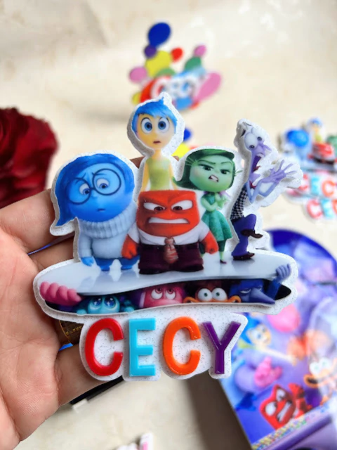 Divertidamente - Personagens nome personalizado - comprar online