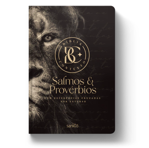 Bíblia Contexto | Salmos e Provérbios | NVT | Capa Dura | Leão | Editora Sanktõ - comprar online