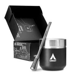 Mate térmico Tronador 180 ml - Color Negro